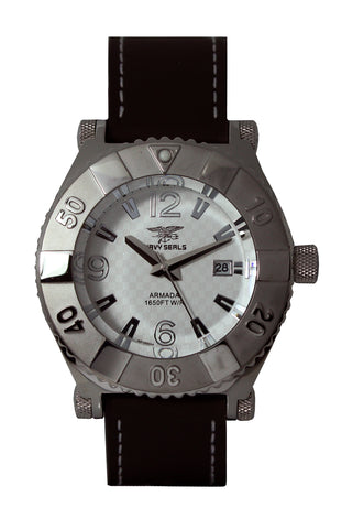 ARMADA IPB WHITE - BROWN LEATHER