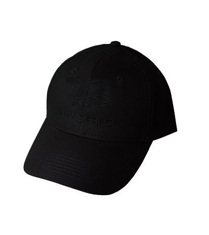 NAVY SEALS CAP LOW PROFIE BLACK ON BLACK