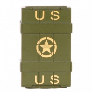 Ammo box crate shaped butane lighter