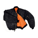 Navy Seals BOMBER JACKET BLACK MA-1