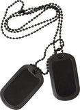 NS DOGTAGS MATTE BLACK WITH SILENCERS