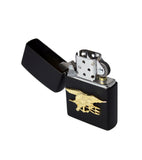 ZIPPO CLASSIC FLIP LIGHTER BLACK