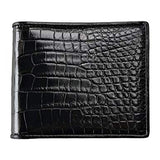 Horizontal lizard leather wallet