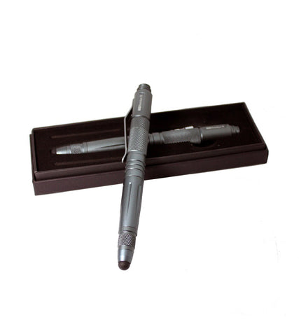 STRICKER X TACTICAL PEN GREY 4 IN 1