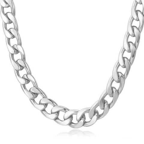 Stainless steel Rambo Cuban link necklace