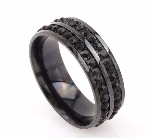 Black Crystal ring
