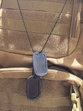 NS DOGTAGS MATTE BLACK WITH SILENCERS