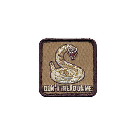 "Don't tread on me" velcro patch