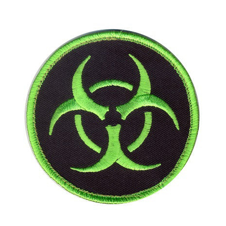 Biohazard velcro patch