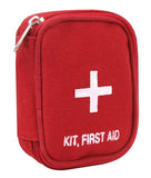 First aid kit red belt pouch