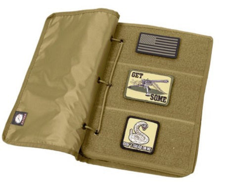 Velcro patch book