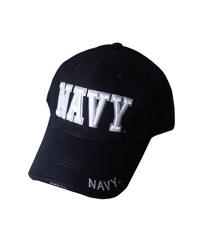 US NAVY CAP 3D EMBOIDERY BLUE AND WHITE