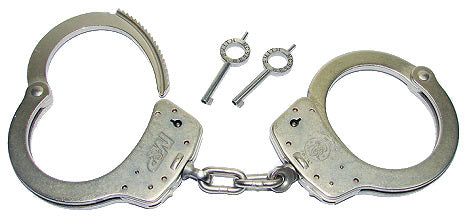 SMITH & WESSON MILITARY POLICE HANDCUFFS LEVER LOCK SILVER