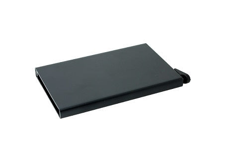 Black RFID aluminium wallet