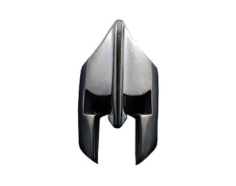 Stainless steel spartan helmet ring